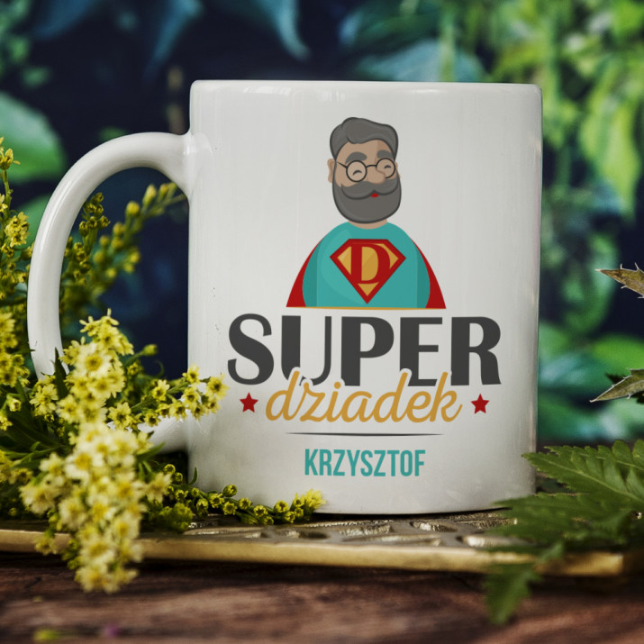 Super dziadek - Personalizowany Kubek