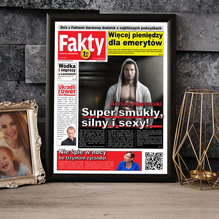 Super Smukły, Silny i Sexy - Okładka Gazety