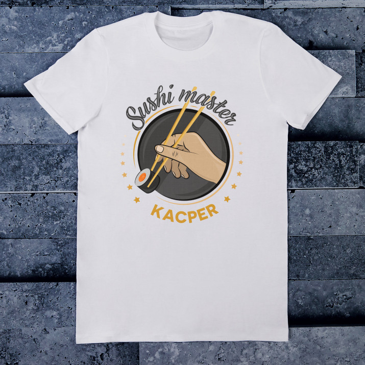 Sushi master - Koszulka męska z nadrukiem