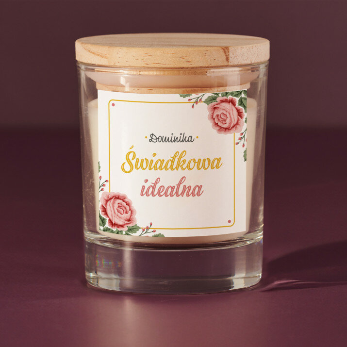 Świadkowa idealna- Świeca Zapachowa