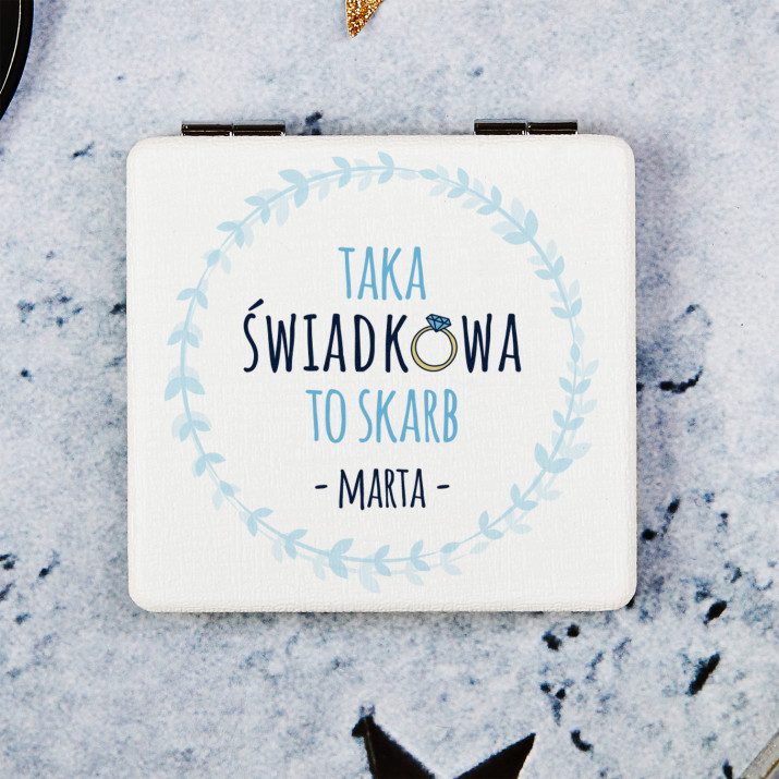 Świadkowa to skarb - Lusterko kieszonkowe