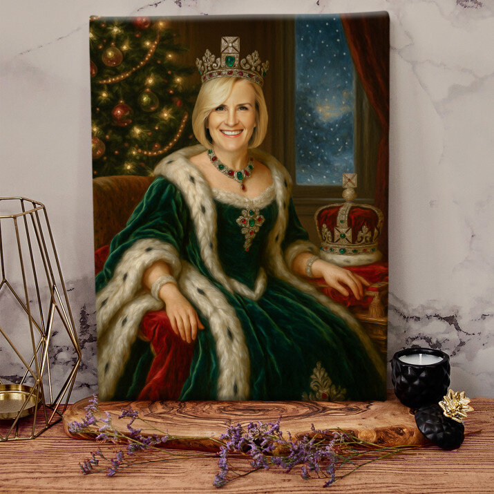 Świąteczna królowa - Królewski portret