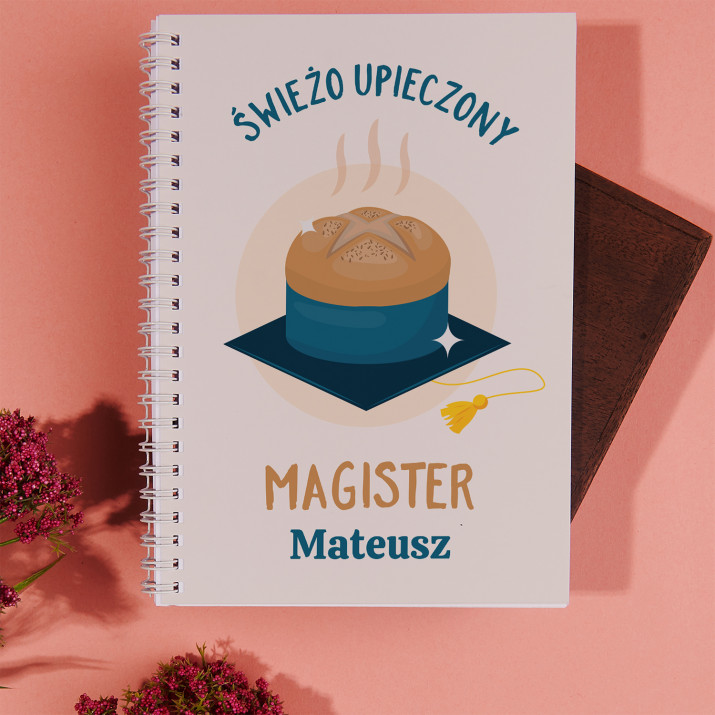Świeżo upieczony magister - Zeszyt na spirali A5