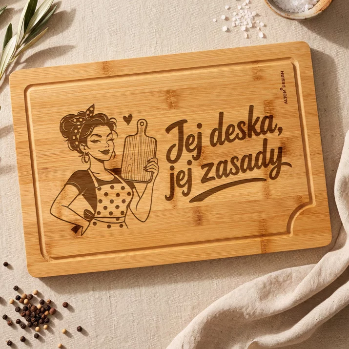 Deska Do Krojenia Na Święta Bożego Narodzenia Prezent Dla Kobiety: Ostre Rządy