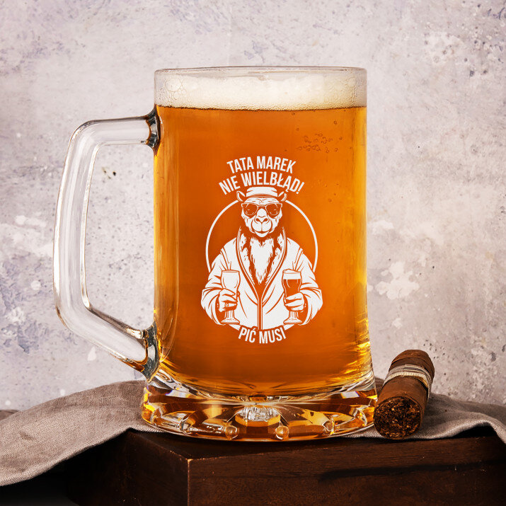 Tata nie wielbłąd - Kufel na piwo