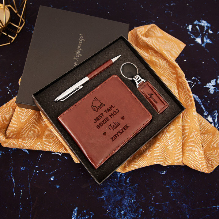 Tata w domu - zestaw z portfelem