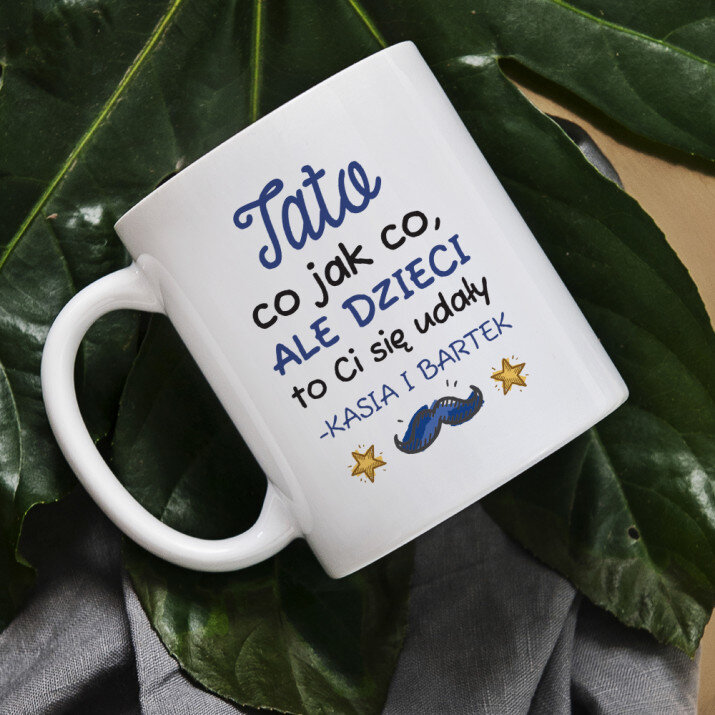 Tato dzieci ci się udały - personalizowany kubek Tato dzieci ci się udały - personalizowany kubek