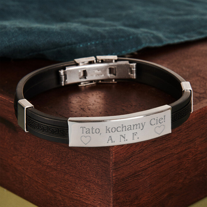 Tato, kochamy cię - Bransoletka męska