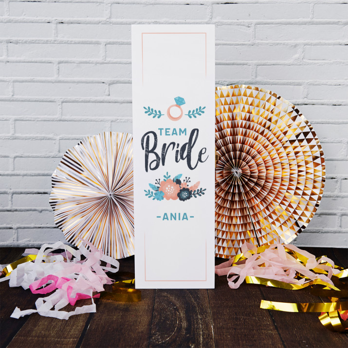 Team bride - Skrzynka na alkohol Team bride - Skrzynka na alkohol