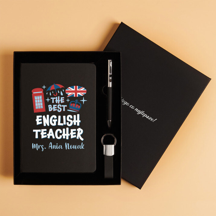 The best english teacher - Zestaw z notatnikiem