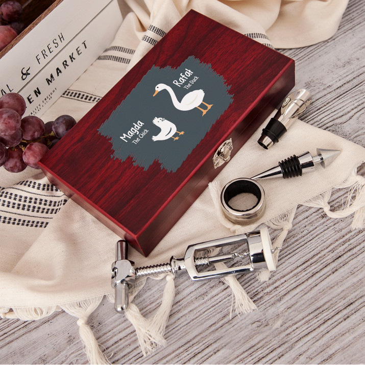 The Chick/The Duck - zestaw do wina