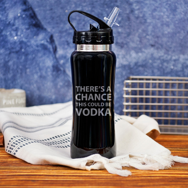 This could be vodka - bidon z grawerem