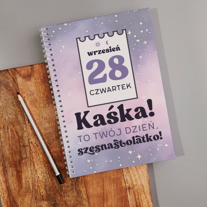 To Twój dzień, szesnastolatko - Planer dzienny To Twój dzień, szesnastolatko - Planer dzienny