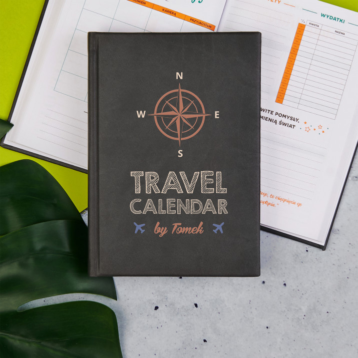Travel Calendar - Planer Książkowy A5 Travel Calendar - Planer Książkowy A5