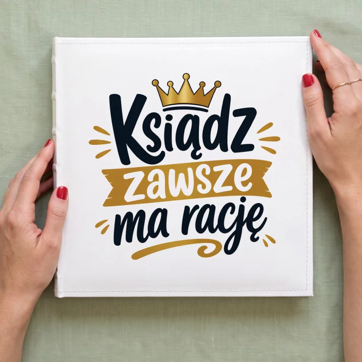 Album Na Zdjęcia Tradycyjny Dla Księdza Prezent Dla Mężczyzny: Duszpasterz Z Humorem