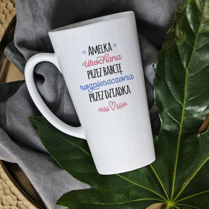 Ukochana przez babcię - Personalizowany Kubek