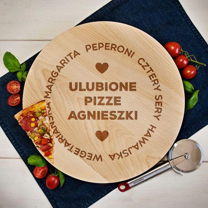 Ulubione pizze - Deska obrotowa Ulubione pizze - Deska obrotowa
