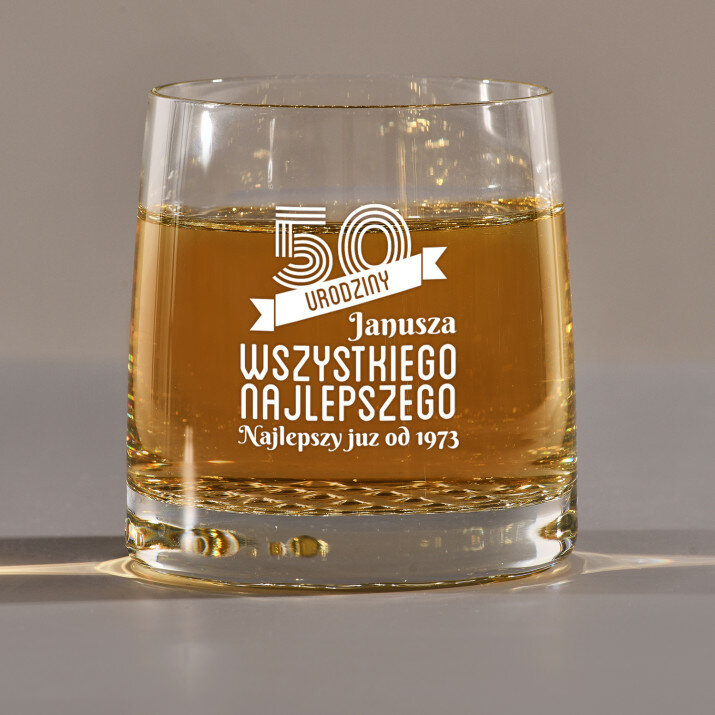 Urodziny wszystkiego najlepszego - Szklanka do whisky