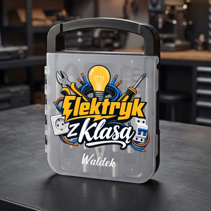 Zestaw Narzędzi Dla Elektryka Prezent Dla Mężczyzny: Elektryk Z Klasą Zestaw Narzędzi Dla Elektryka Prezent Dla Mężczyzny: Elektryk Z Klasą