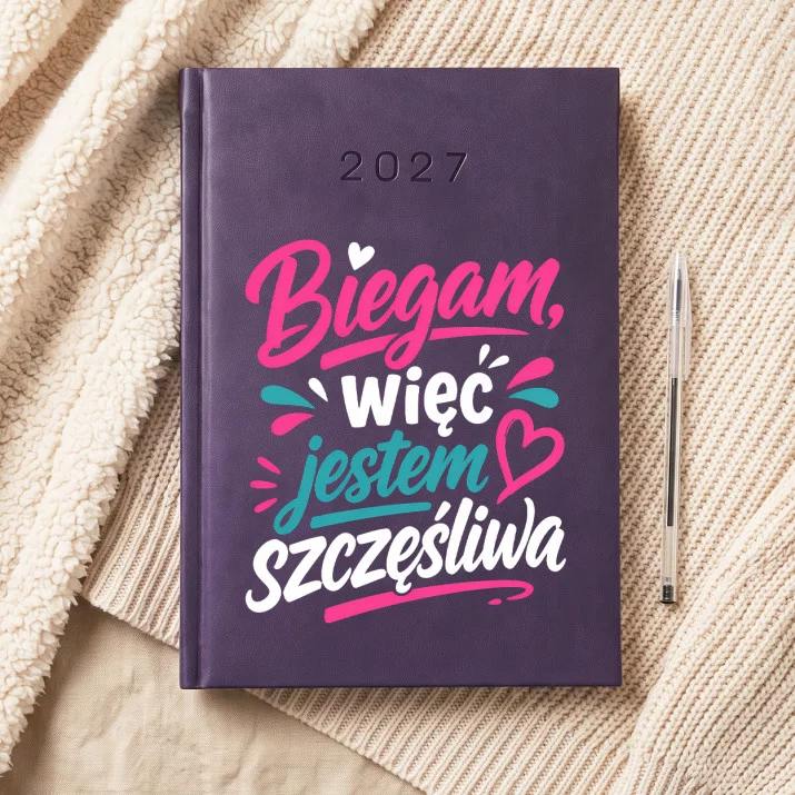 Kalendarz Książkowy A5 2027 Dla Biegaczki Prezent Dla Kobiety: Biegowa Radość