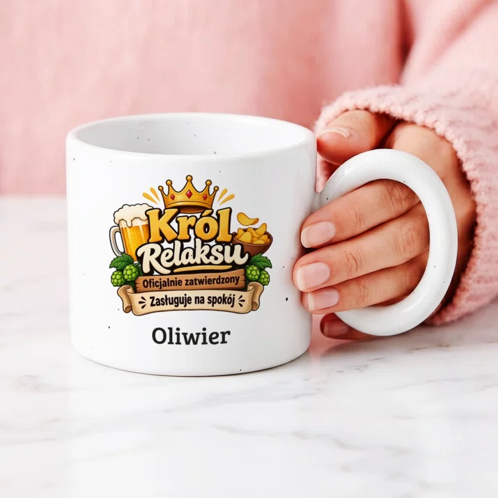 Kubek Premium Na Święta Prezent Dla Mężczyzny: Król Relaksu