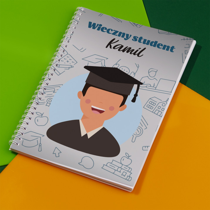 Wieczny student - Planer szkolny na spirali