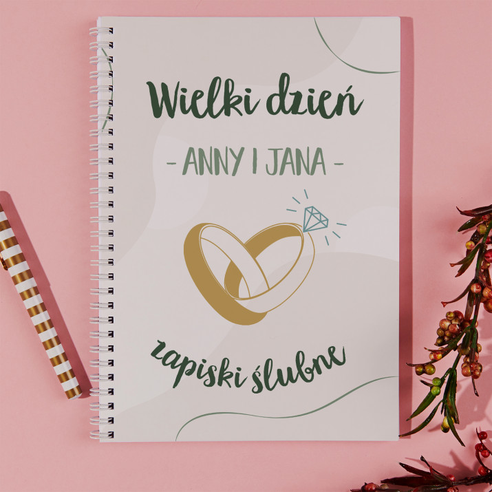 Wielki dzień - Planer ślubny na spirali Wielki dzień - Planer ślubny na spirali