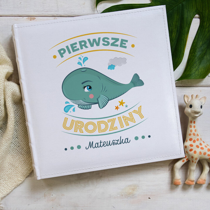 Wieloryb - Personalizowany Album na zdjęcia Wieloryb - Personalizowany Album na zdjęcia