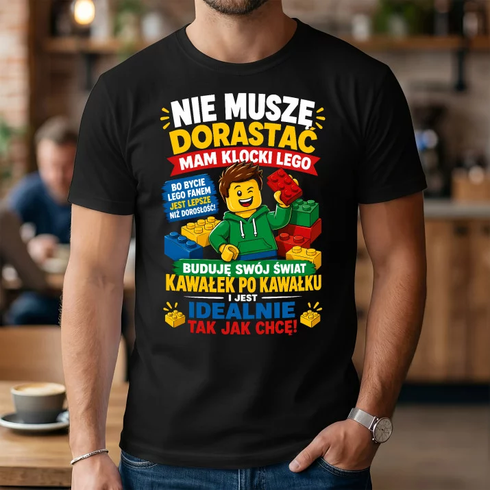 Koszulka Męska Dla Fana Lego Prezent Dla Mężczyzny: Mam Klocki Lego