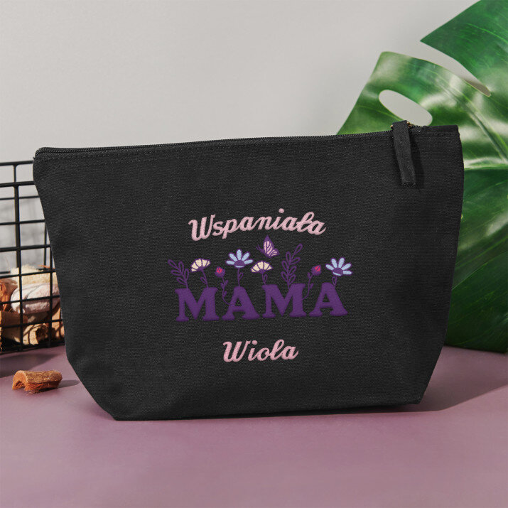 Wspaniała mama - Damska kosmetyczka czarna