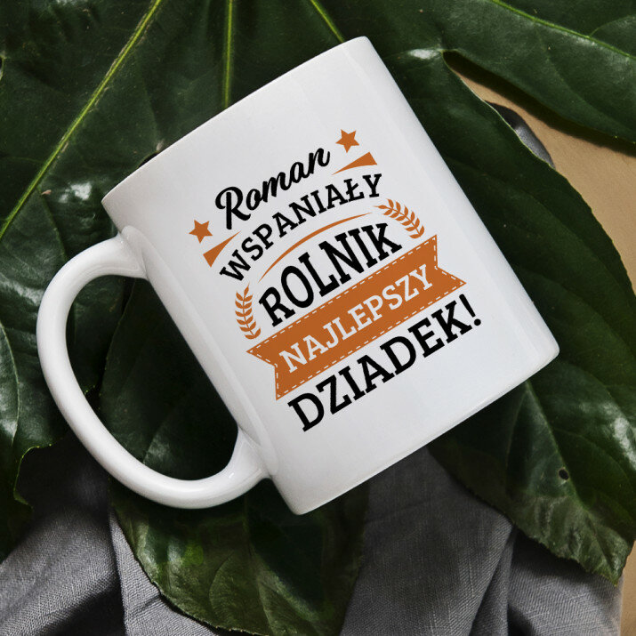 Wspaniały rolnik, najlepszy dziadek - Personalizowany Kubek Wspaniały rolnik, najlepszy dziadek - Personalizowany Kubek