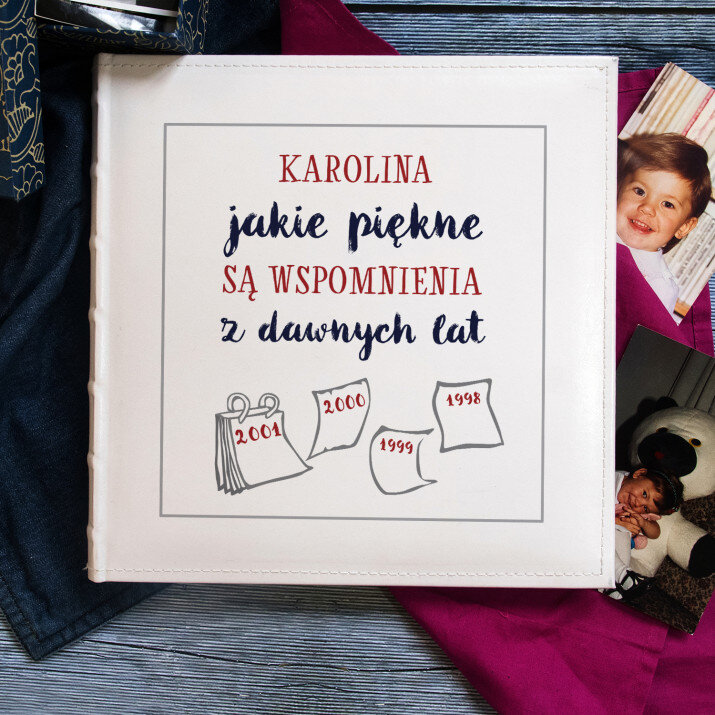 Wspomnienia z dawnych lat - Personalizowany Album na zdjęcia