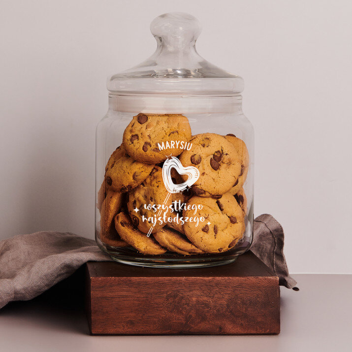 Wszystkiego najsłodszego - Słoik na ciastka