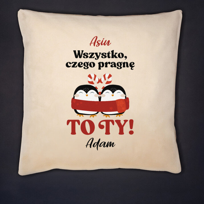 Wszystko czego pragnę - Poduszka dekoracyjna Wszystko czego pragnę - Poduszka dekoracyjna