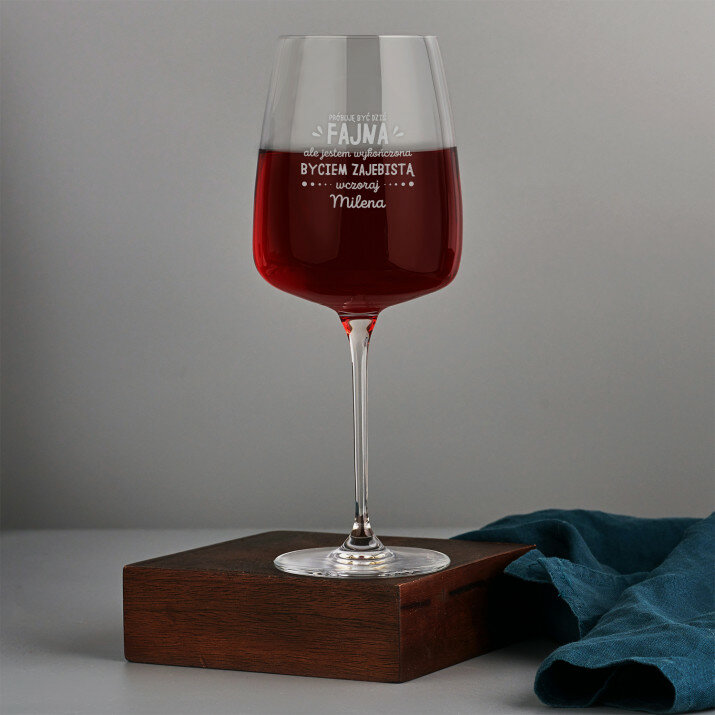 Wykończona - Duży kieliszek do wina 600 ml