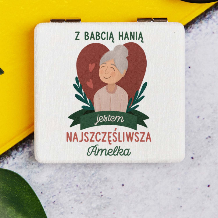 Z babcią - Lusterko kieszonkowe