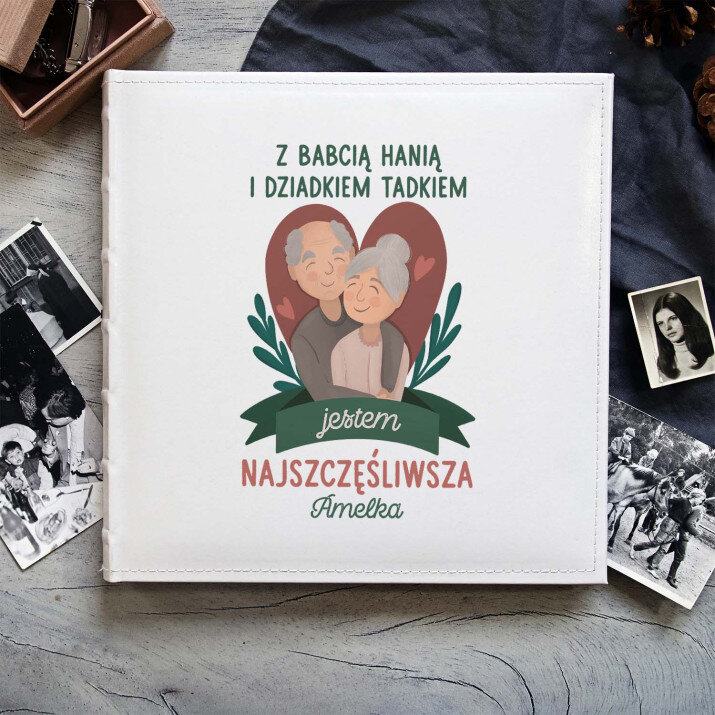 Z dziadkami - Personalizowany Album na zdjęcia Z dziadkami - Personalizowany Album na zdjęcia