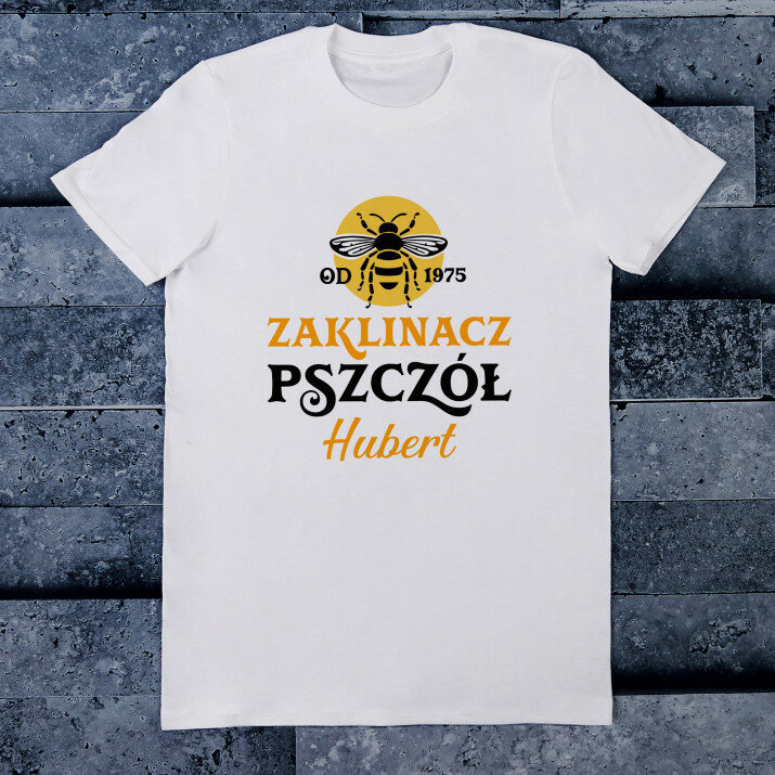 Zaklinacz pszczół - Koszulka męska z nadrukiem