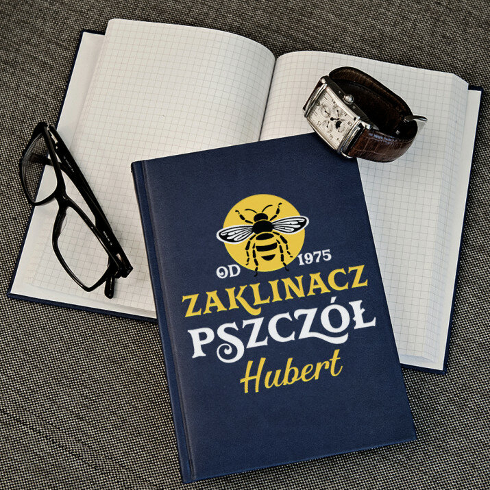 Zaklinacz pszczół - notatnik A5 z nadrukiem