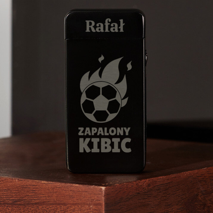 Zapalony kibic - Zapalniczka plazmowa czarna