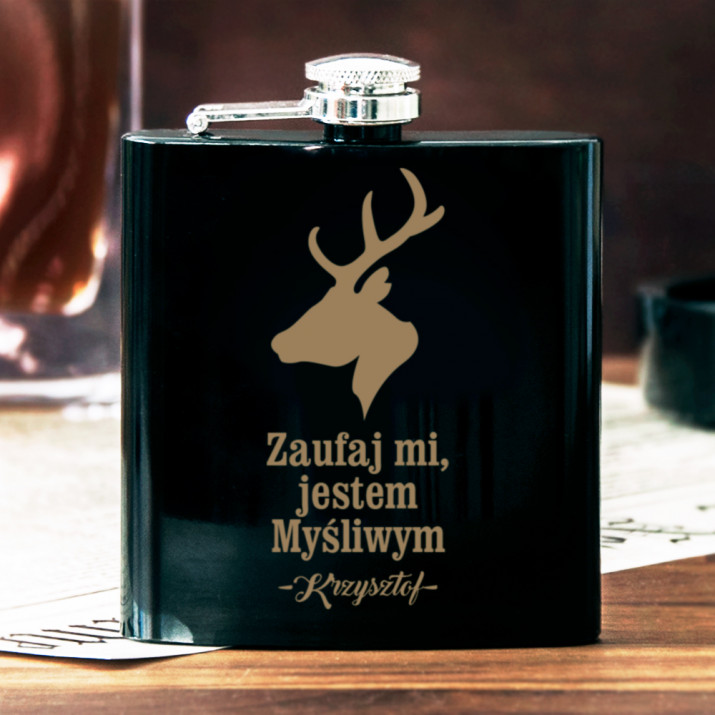 Zaufaj mi - Piersiówka z grawerem