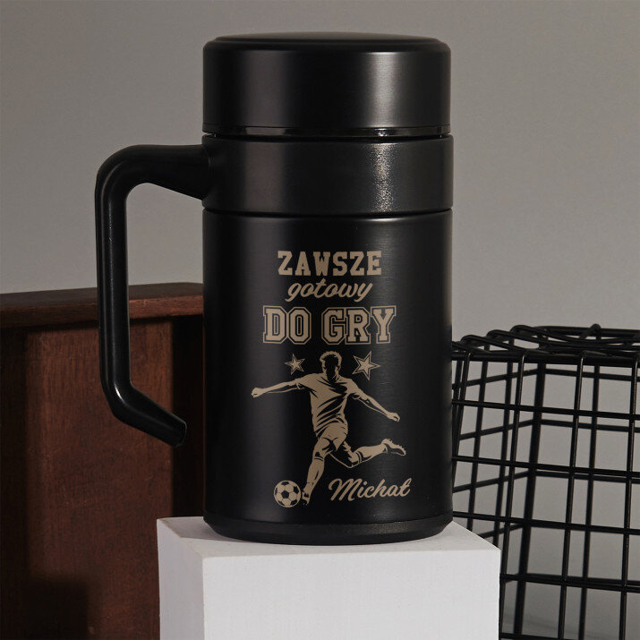 Zawsze gotowy do gry - Kubek termiczny 400 ml