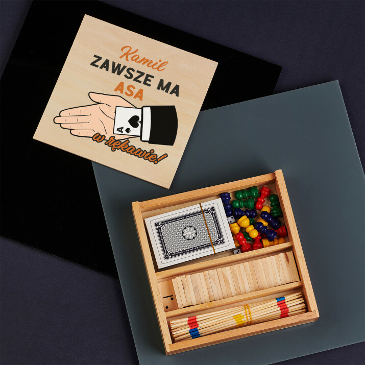 Zawsze ma asa w rękawie - Zestaw gier 4w1
