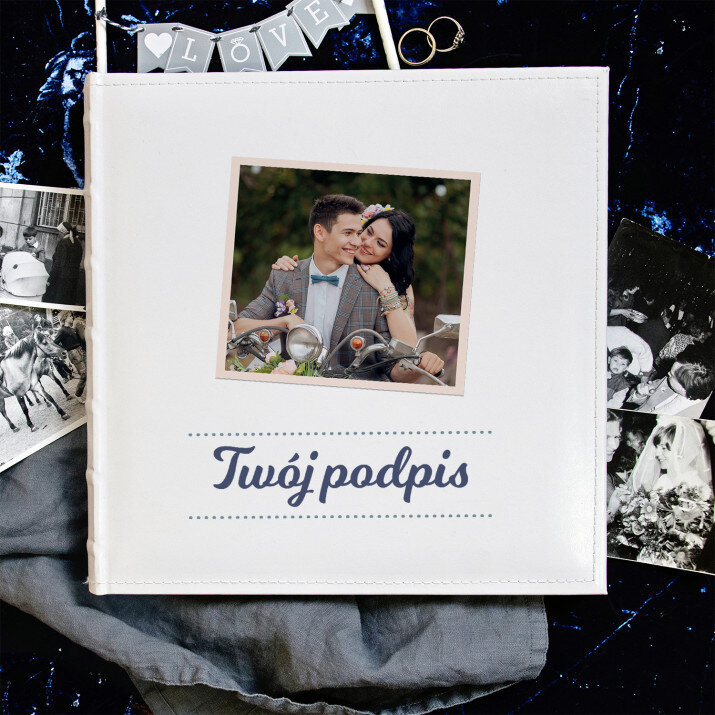 Zdjęcie + podpis - Personalizowany Album na zdjęcia Zdjęcie + podpis - Personalizowany Album na zdjęcia