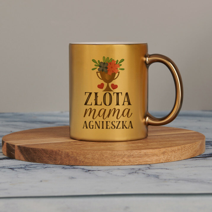 Złota mama - Złoty kubek