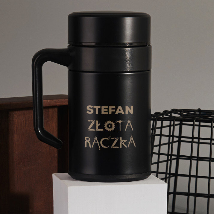 Złota rączka - Kubek termiczny 400 ml