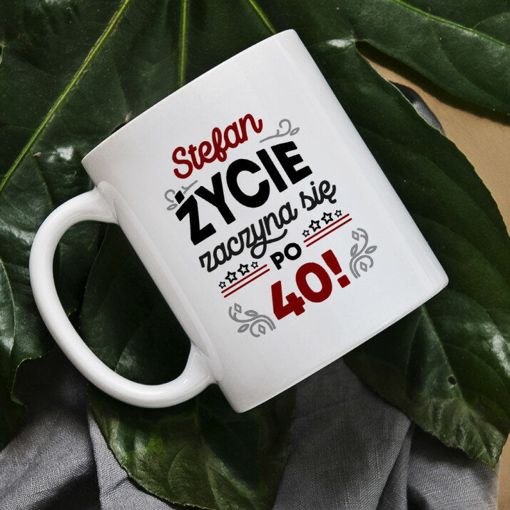 Życie zaczyna się - Personalizowany Kubek