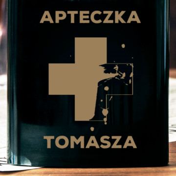 Apteczka - Piersiówka z grawerem