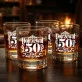 Szklanka Do Whisky Na 50 Urodziny Prezent Dla Mężczyzny: Dojrzewał 50 Lat - Ornament