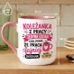 Kubek Z Nadrukiem Dla Koleżanki Z Pracy Prezent Dla Kobiety: Ładna Mądra I Ma Rację